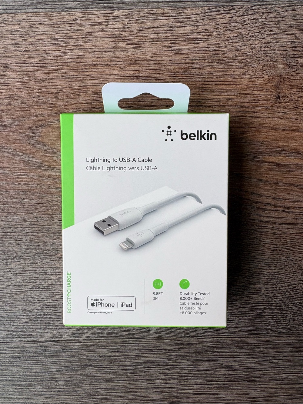 belkin Lightning to USB-A Cable
